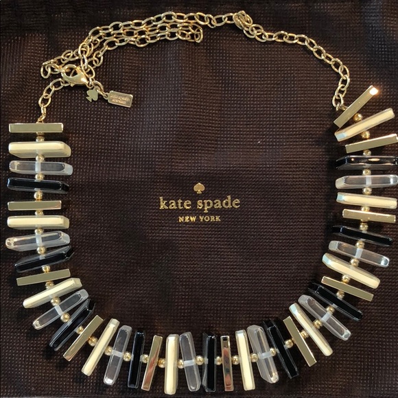 kate spade Jewelry - kate spade black & gold necklace ♠️